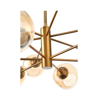 SL1500.203.12 Светильник подвесной ST-Luce Золотистый/Янтарный E14 12*40W FOVIA-foto14