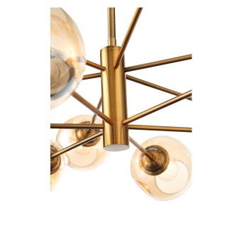 SL1500.203.12 Светильник подвесной ST-Luce Золотистый/Янтарный E14 12*40W FOVIA-foto14