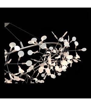 SL379.103.216 Люстра подвесная ST-Luce Серебристый/Белый LED 216*0,5W 3500K RAFINA-foto7