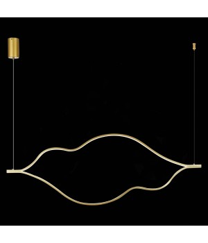 SL6106.203.56 Светильник подвесной ST-Luce Золотистый/Белый LED 1*56W 4000K Cortile-foto4