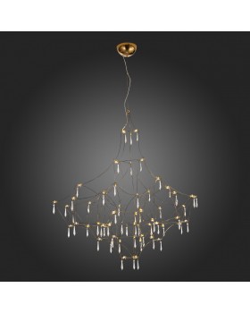 SL797.203.114 Люстра подвесная ST-Luce Золотистый, Шампань LED 114*0,45W 3000K GRAVETTA-foto7