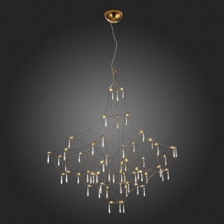 SL797.203.114 Люстра подвесная ST-Luce Золотистый, Шампань LED 114*0,45W 3000K GRAVETTA-foto7