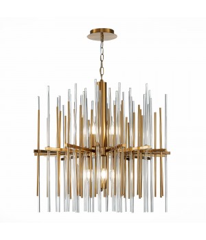 SL1628.303.08 Люстра подвесная ST-Luce Латунь/Прозрачный, Латунь E14 8*40W TERAMO-foto2