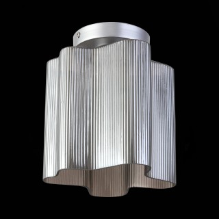 SL117.702.01 Светильник потолочный ST-Luce Серебристый/Дымчатый E27 1*60W ONDE-foto4