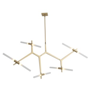 SL947.202.10 Люстра потолочная ST-Luce Золотистый/Белый G9 10*5W LACONICITA-foto14