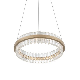 SL383.203.01 Светильник подвесной ST-Luce Золотистый/Золотистый, Прозрачный LED 1*34W 3000K CHERIO-foto2