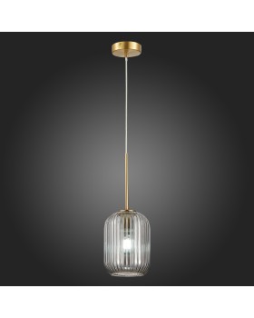 SL1154.323.01 Подвес ST-Luce Латунь/Дымчатый E27 1*60W GRAN-foto5