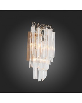 SL386.201.03 Бра ST-Luce Золотистый/Золотистый, Прозрачный G9 3*5W OSOLETO-foto4