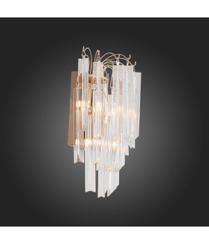 SL386.201.03 Бра ST-Luce Золотистый/Золотистый, Прозрачный G9 3*5W OSOLETO-foto4