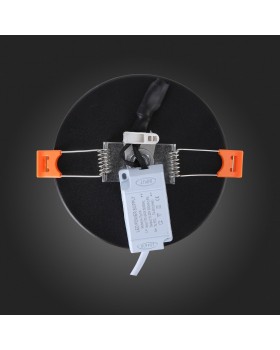 ST104.402.06 Светильник потолочный Черный LED 1*6W 3000K 468Lm Ra>80 120° IP20 D110xH20 170-240V CIAMELLA-foto9
