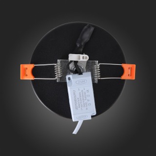 ST104.402.06 Светильник потолочный Черный LED 1*6W 3000K 468Lm Ra>80 120° IP20 D110xH20 170-240V CIAMELLA-foto9