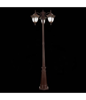 SL083.705.03 Светильник уличный наземный ST-Luce Кофейный/Кофейный, Прозрачный E27 3*60W CHIANI-foto8