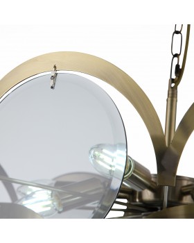 SL1161.373.09 Люстра подвесная ST-Luce Бронза/Дымчатый E14 9*60W FAZIA-foto16