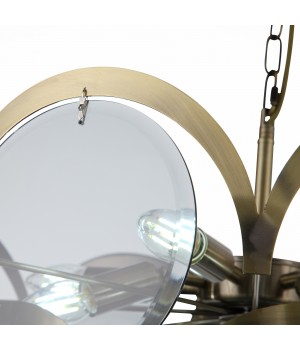 SL1161.373.09 Люстра подвесная ST-Luce Бронза/Дымчатый E14 9*60W FAZIA-foto16