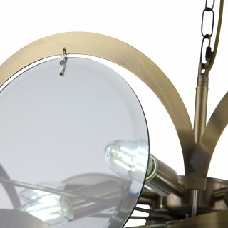 SL1161.373.09 Люстра подвесная ST-Luce Бронза/Дымчатый E14 9*60W FAZIA-foto16