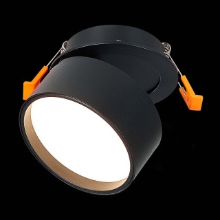 ST651.438.09 Встраиваемый поворотный светильник Черный LED 1*9W 3000K 720Lm Ra>90 120° IP20 D85xH68 170-240VV ST651-foto2