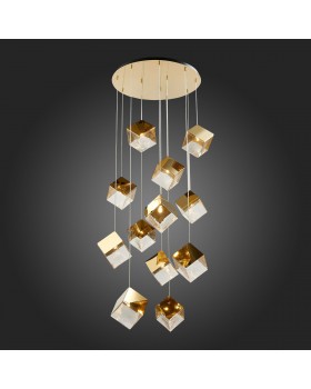 SL1182.203.12 Светильник подвесной ST-Luce Золотистый/Прозрачный, Золотистый G9 12*5W RIELLO-foto4