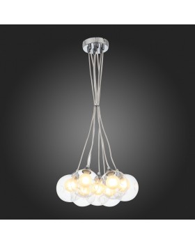 SL431.113.07 Светильник подвесной ST-Luce Хром/Прозрачный, Белый G9 7*5W DUALITA-foto7