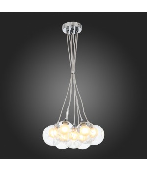 SL431.113.07 Светильник подвесной ST-Luce Хром/Прозрачный, Белый G9 7*5W DUALITA-foto7