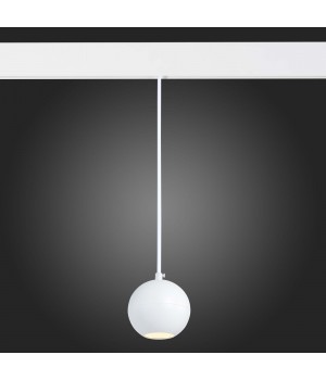 ST354.533.12 Магнитный трековый светильник подвесной белый LED 1*12W 3000K 750Lm Ra>80 36° IP20 D100xH92 48V BOLE-foto5