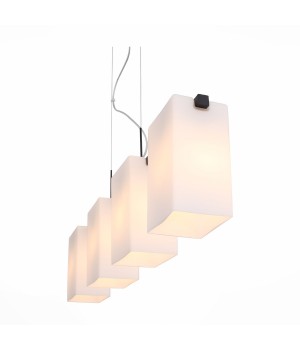 SL541.403.04 Люстра подвесная ST-Luce Черный/Белый E27 4*40W CASET-foto3