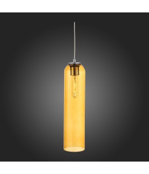 SL1145.193.01 Светильник подвесной ST-Luce Хром/Янтарный E27 1*60W CALLANA-foto8