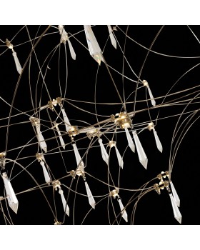 SL797.103.114 Люстра подвесная ST-Luce Хром, Прозрачный LED 114*0,45W 3200K GRAVETTA-foto6