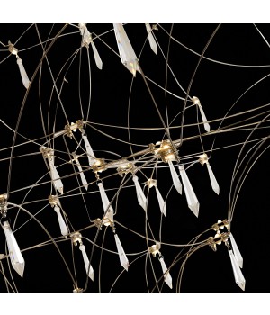 SL797.103.114 Люстра подвесная ST-Luce Хром, Прозрачный LED 114*0,45W 3200K GRAVETTA-foto6