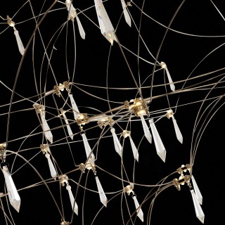 SL797.103.114 Люстра подвесная ST-Luce Хром, Прозрачный LED 114*0,45W 3200K GRAVETTA-foto6