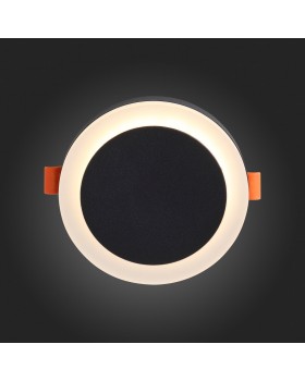 ST104.402.06 Светильник потолочный Черный LED 1*6W 3000K 468Lm Ra>80 120° IP20 D110xH20 170-240V CIAMELLA-foto8