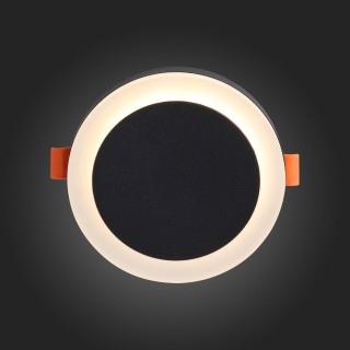 ST104.402.06 Светильник потолочный Черный LED 1*6W 3000K 468Lm Ra>80 120° IP20 D110xH20 170-240V CIAMELLA-foto8