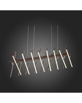 SLD003.303.16 Люстра подвесная ST-Luce Кофейный/Белый LED 16*8W 4000K PIACOD-foto5