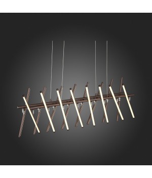 SLD003.303.16 Люстра подвесная ST-Luce Кофейный/Белый LED 16*8W 4000K PIACOD-foto5