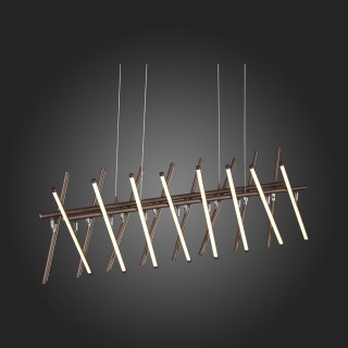 SLD003.303.16 Люстра подвесная ST-Luce Кофейный/Белый LED 16*8W 4000K PIACOD-foto5
