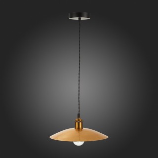 SL1017.203.01 Светильник подвесной ST-Luce Черный/Золотистый E27 1*60W ROMO-foto3