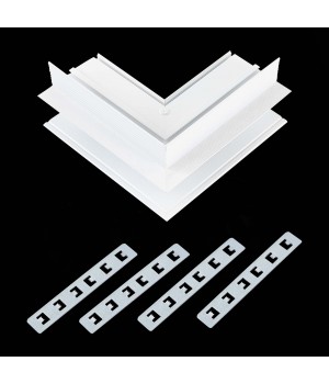 ST007.559.00 Внешний угол-соединитель для встраиваемого магнитного шинопровода ST-Luce Белый ST007-foto2