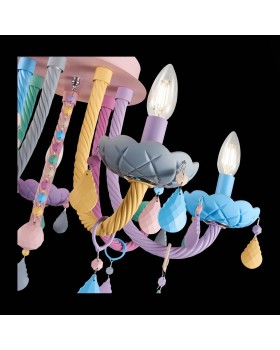 SL1700.782.07 Люстра потолочная ST-Luce Разноцветный E14 7*40W FIATA-foto4