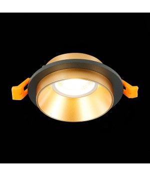 ST206.248.01 Св-к встр. Черный GU10 1*50W IP20 D92xH38 220V Без ламп CHOMIA-foto4