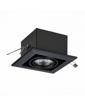 ST250.448.01 Св-к встр. Черный GU10 1*50W L126xW126xH70 220V Без ламп HEMI-foto2
