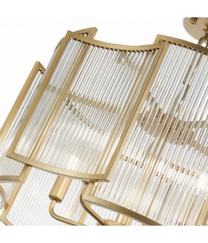 SL1234.203.05 Люстра подвесная ST-Luce Шампань/Прозрачный, Шампань E14 5*60W Cosenza-foto4