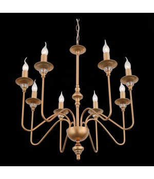 SL186.203.08 Люстра подвесная ST-Luce Латунь, Прозрачный E14 8*40W NOVENTO-foto5