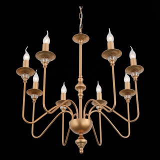 SL186.203.08 Люстра подвесная ST-Luce Латунь, Прозрачный E14 8*40W NOVENTO-foto5