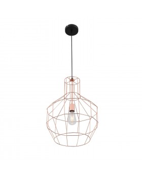 SL192.303.01 Подвес ST-Luce Черный/Латунь E27 1*60W RETE-foto2