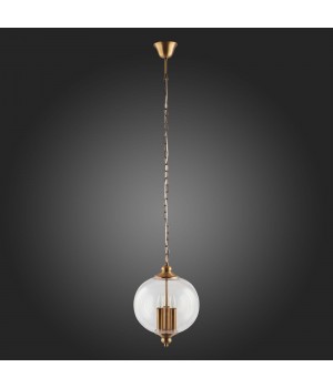 SL362.203.03 Светильник подвесной ST-Luce Золотистый/Прозрачный E14 3*60W LATERIA-foto7