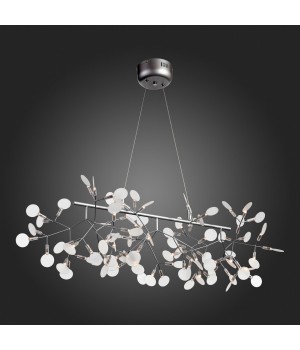SL379.103.81 Люстра подвесная ST-Luce Серебристый/Белый LED 81*0,5W 3500K RAFINA-foto5