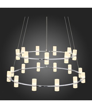SL799.103.21 Люстра подвесная ST-Luce Хром/Белый LED 21*4W 3200K CILINDRO-foto3