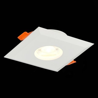 ST204.508.01 Св-к встр. Мат. белый GU10 1*50W  L94xW94xH25 220V Без ламп QUOSIS-foto4