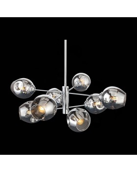 SL1500.103.08 Светильник подвесной ST-Luce Хром/Дымчатый E14 8*40W FOVIA-foto6