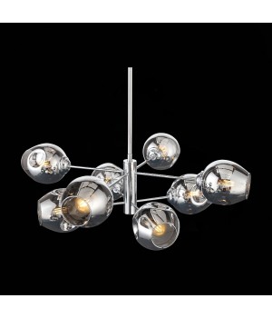 SL1500.103.08 Светильник подвесной ST-Luce Хром/Дымчатый E14 8*40W FOVIA-foto6
