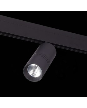 ST365.436.18 Магнитный трековый светильник Черный LED 1*18W 3000K 1 530Lm Ra>80 36° IP20 L-xW60xH148 48V LEMMI-foto5